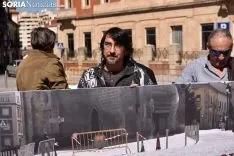 Concentración de Soria en Común en San Juan de Rabanera.