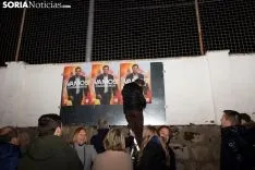 Pegada de carteles. /Jasmín Malvesado