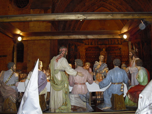 Paso de la Cena de Jesús de El Burgo de Osma.