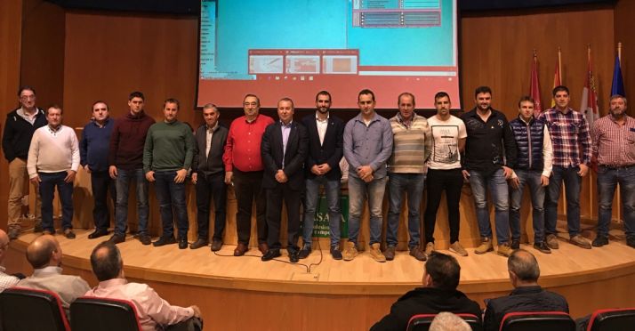 Una imagen de la asamblea de ASAJA Soria este jueves. 