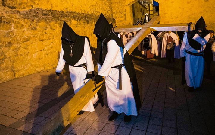 Imagen procesional en El Burgo de Osma. 