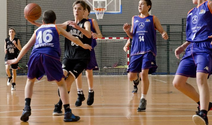 Un partido del Infantil masculino del CSB. /AFOMIC