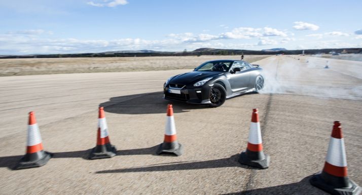 Uno de los vehículos del circuito. 