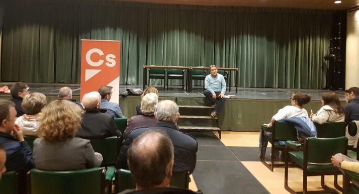 De Gregorio, en el centro social de Ólvega. 