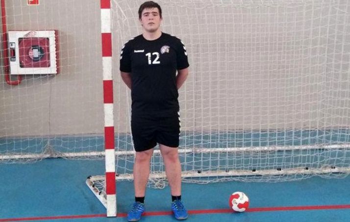 El joven jugador, de la cantera del club soriano. /BM Soria