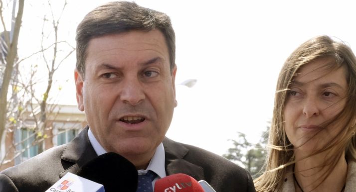 Carlos Fernández Carriedo, este miércoles tras la conferencia Conferencia sectorial de igualdad. /Jta.