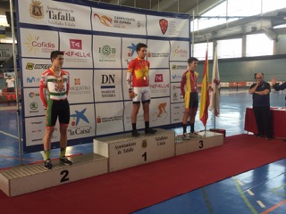Antonio González, bronce en el Campeonato de España de ciclismo en pista