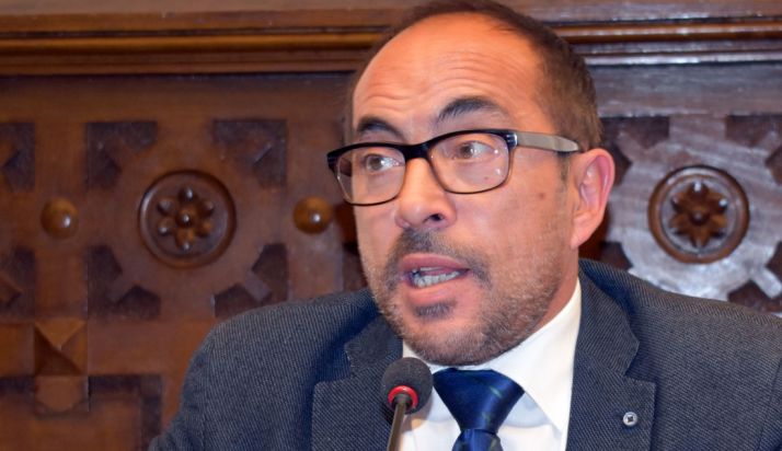Luis Rey, presidente de la Diputación, este miércoles. 