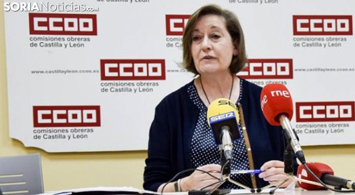 María Jesús Sotillos, en una comparecencia de prensa. /SN