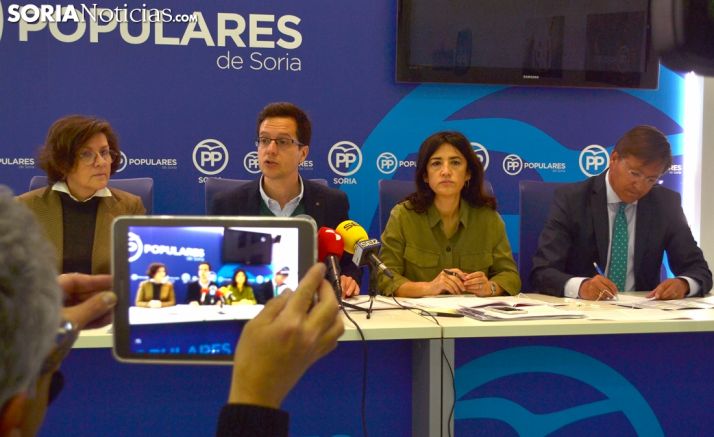 Angulo, Cabezón, Prieto y Martínez este miércoles. /SN