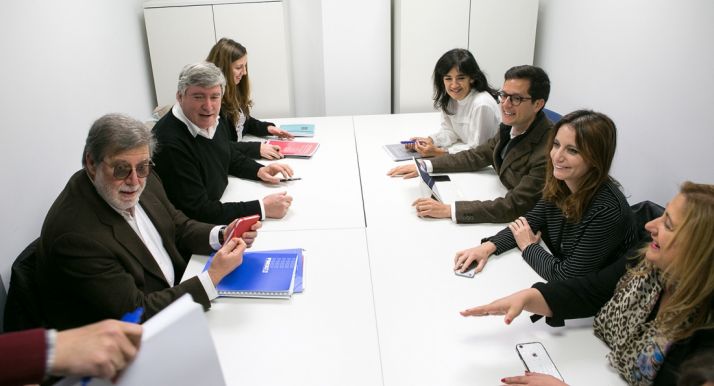 Una imagen de la reunión este miércoles. /FOES