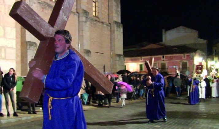 Una escena de la Semana Santa sanestebeña. 