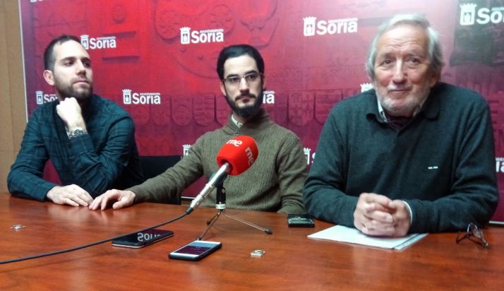 Bárez, (dcha.), Atienza y Delgado. /SN 
