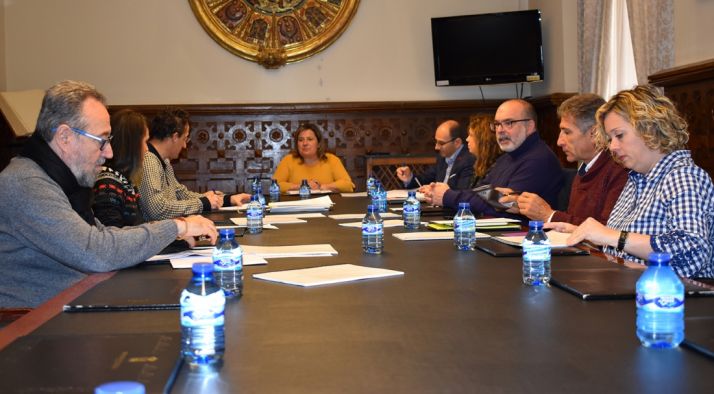 Patronato del centro asociado de la Uned este miércoles. 
