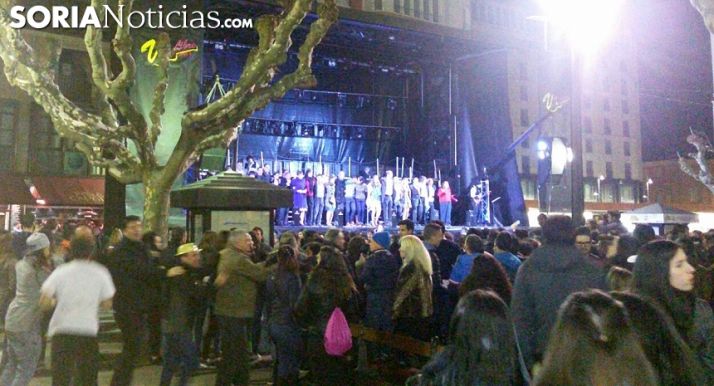 Imagen de una verbena sanjuanera en Herradores. /SN