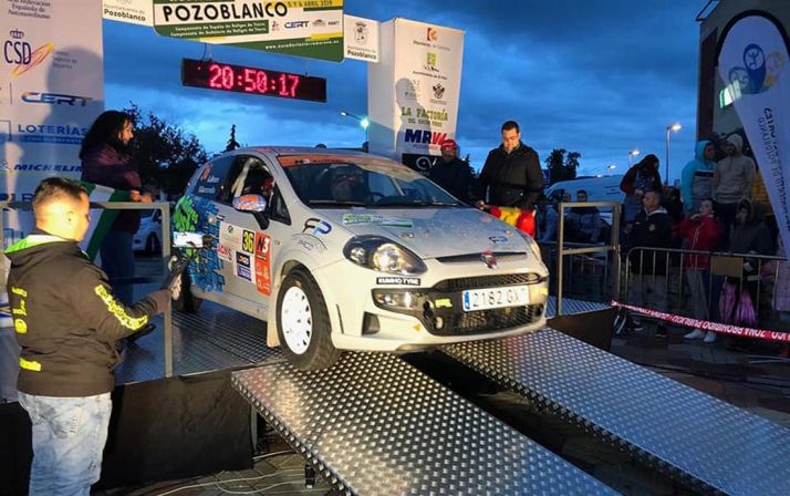 El conche del duplo soriano en una prueba en Pozoblanco. 