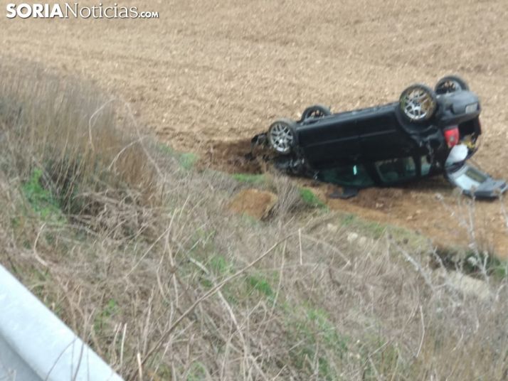 Accidente de tráfico en Almazán.