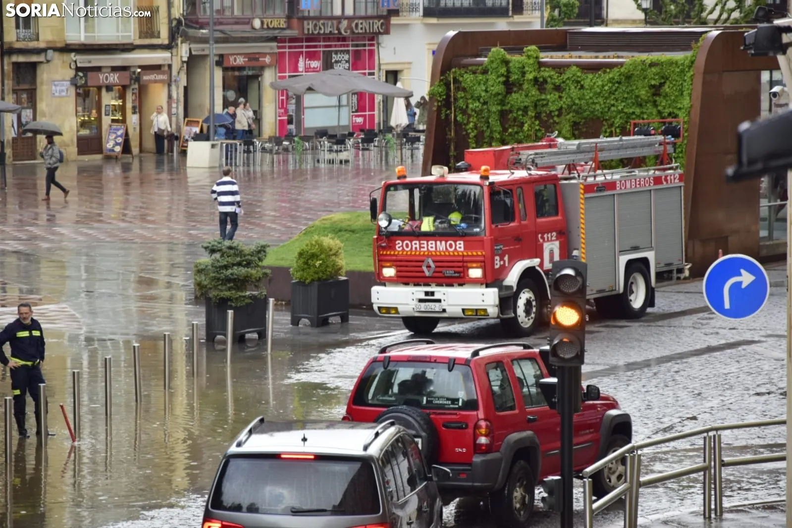 Una de las imágenes que ha dejado la tormenta. /SN