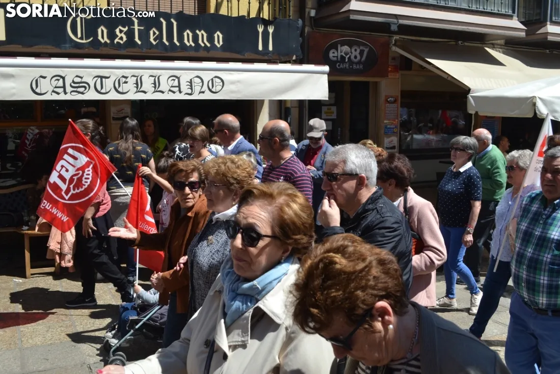 Manifestación del 1 de mayo de 2019 en Soria. Soria Noticias