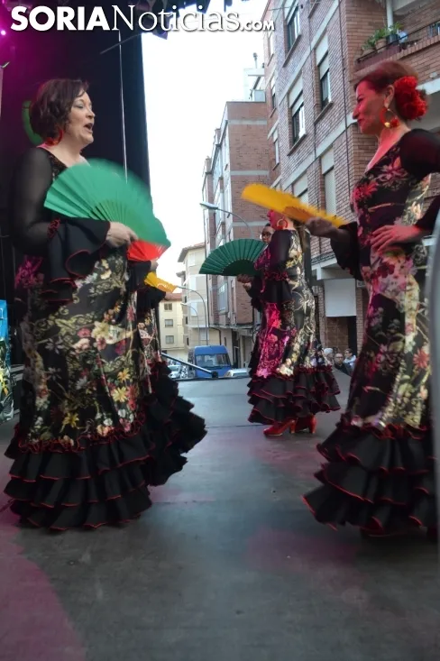 Una imagen del ambiente esta tarde de lunes en el Calaverón. /SN