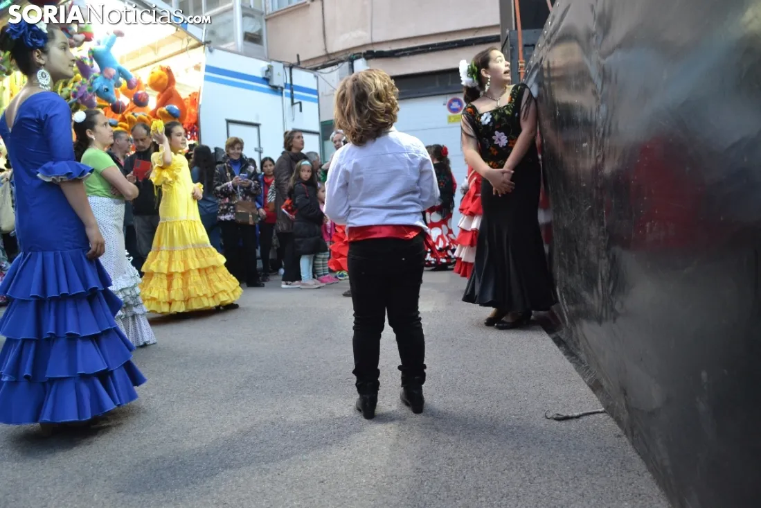 Una imagen del ambiente esta tarde de lunes en el Calaverón. /SN