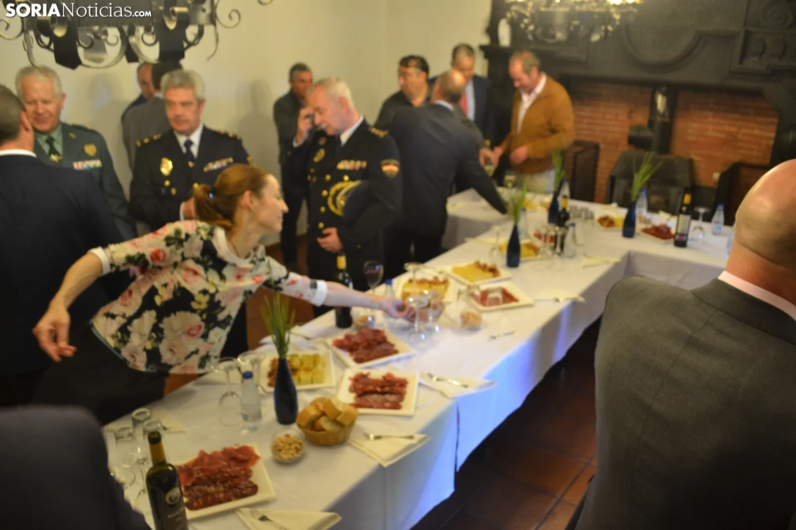 Una imagen de la celebración del patrón este miércoles en la capital. /SN