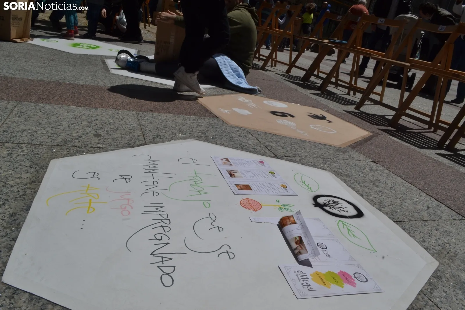 Una imagen de la plaza este sábado. /SN