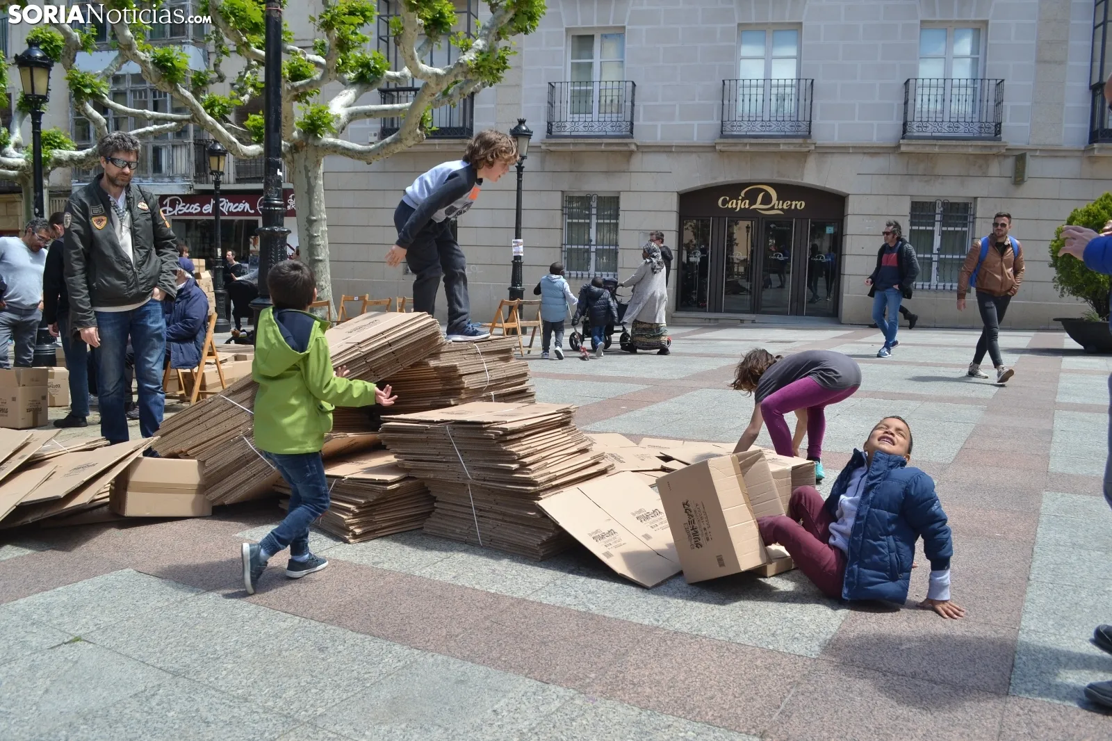 Una imagen de la plaza este sábado. /SN