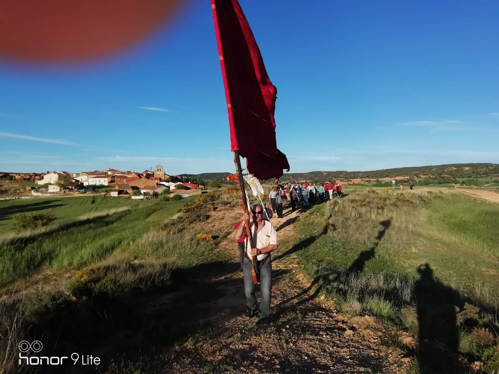 Una imagen de la festividad de San Isidro en Quintanilla este miércoles. /SN