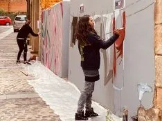 Foto 13 - El arte urbano se empodera en el Casco Viejo de Soria