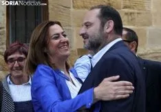 Una imagen del ministro en su visita a Soria esta tarde. /SN
