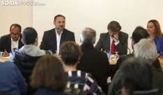 Una imagen del ministro en su visita a Soria esta tarde. /SN