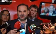 El ministro, en su comparecencia ante la prensa soriana este martes. /SN