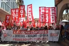 Manifestación del 1 de mayo de 2019 en Soria. Soria Noticias