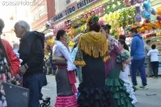 Una imagen del ambiente esta tarde de lunes en el Calaverón. /SN