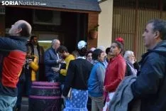 Una imagen del ambiente esta tarde de lunes en el Calaverón. /SN