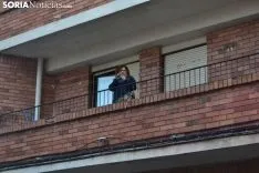 Una imagen del ambiente esta tarde de lunes en el Calaverón. /SN