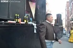 Una imagen del ambiente esta tarde de lunes en el Calaverón. /SN