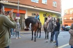 Una imagen del ambiente esta tarde de lunes en el Calaverón. /SN