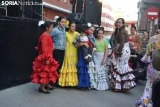Una imagen del ambiente esta tarde de lunes en el Calaverón. /SN