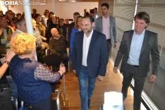 Una imagen de la visita del ministro este martes. /SN