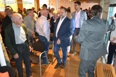 Una imagen de la visita del ministro este martes. /SN