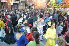 Una imagen del ambiente esta tarde de lunes en el Calaverón. /SN