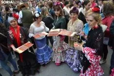 Una imagen del ambiente esta tarde de lunes en el Calaverón. /SN