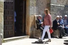Una imagen de la celebración del patrón este miércoles en la capital. /SN