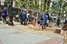 Una imagen de la plaza este sábado. /SN