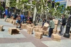 Una imagen de la plaza este sábado. /SN