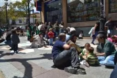 Una imagen de la plaza este sábado. /SN
