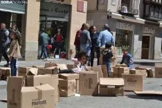 Una imagen de la plaza este sábado. /SN