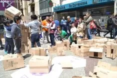 Una imagen de la plaza este sábado. /SN